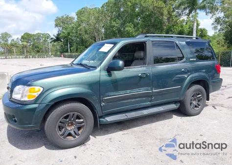 2003 Toyota Sequoia Limited V8 из США, поврежденный, VIN 5TDZT38A83S179662